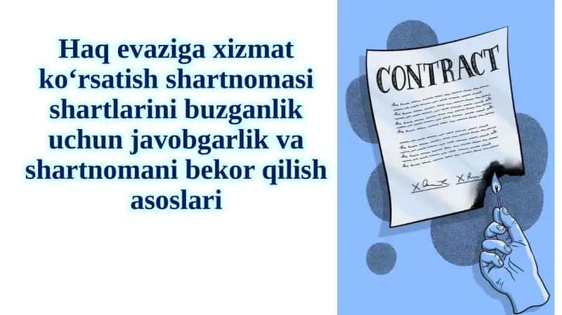 Haqevazi gaxizmat ko‘rsatish shartnomasi 1