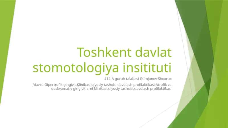 Gipertrofik gingivit 1