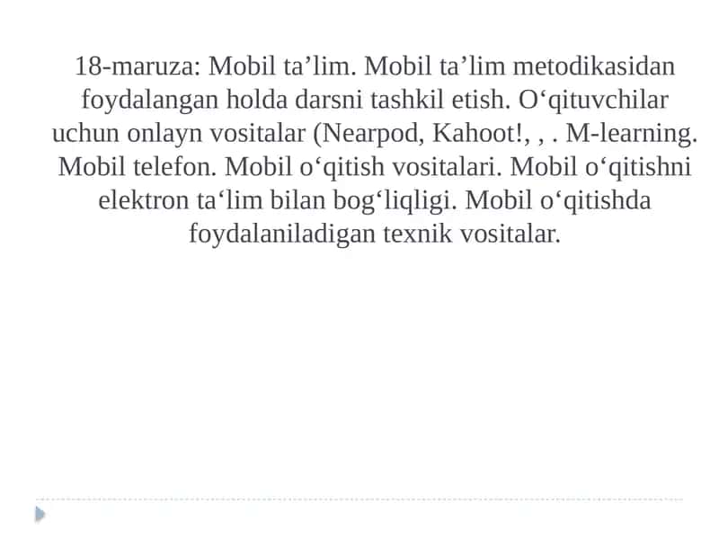 Mobil ta’lim 1