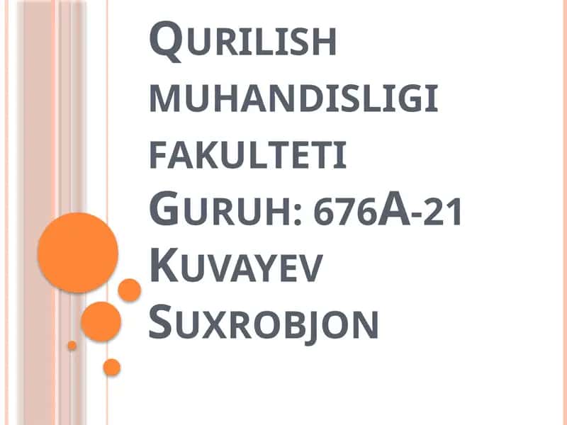 Avtomobil yo'llarini ta'mirlash va saqlash texnologiyalari 1