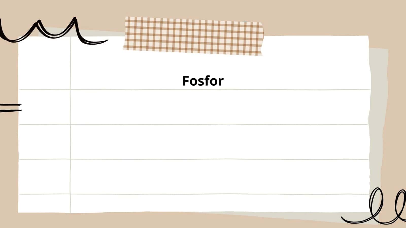 Fosfor 1