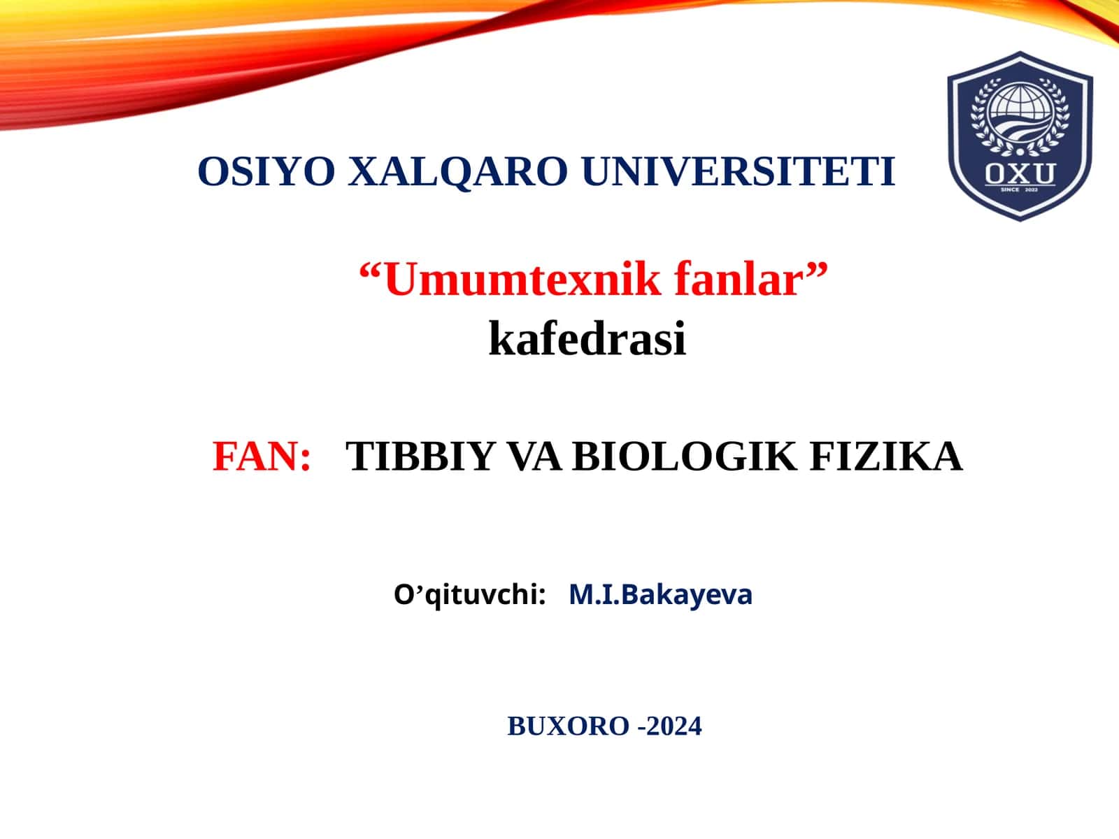 Amaliy viskozimеtriya usullarini o’rganish. Оstvald-Pinkеvich viskozimеtri yordamida suyuqlik yopishqoqligini va uni tеmpеraturaga bog’liqligini aniqlash 1