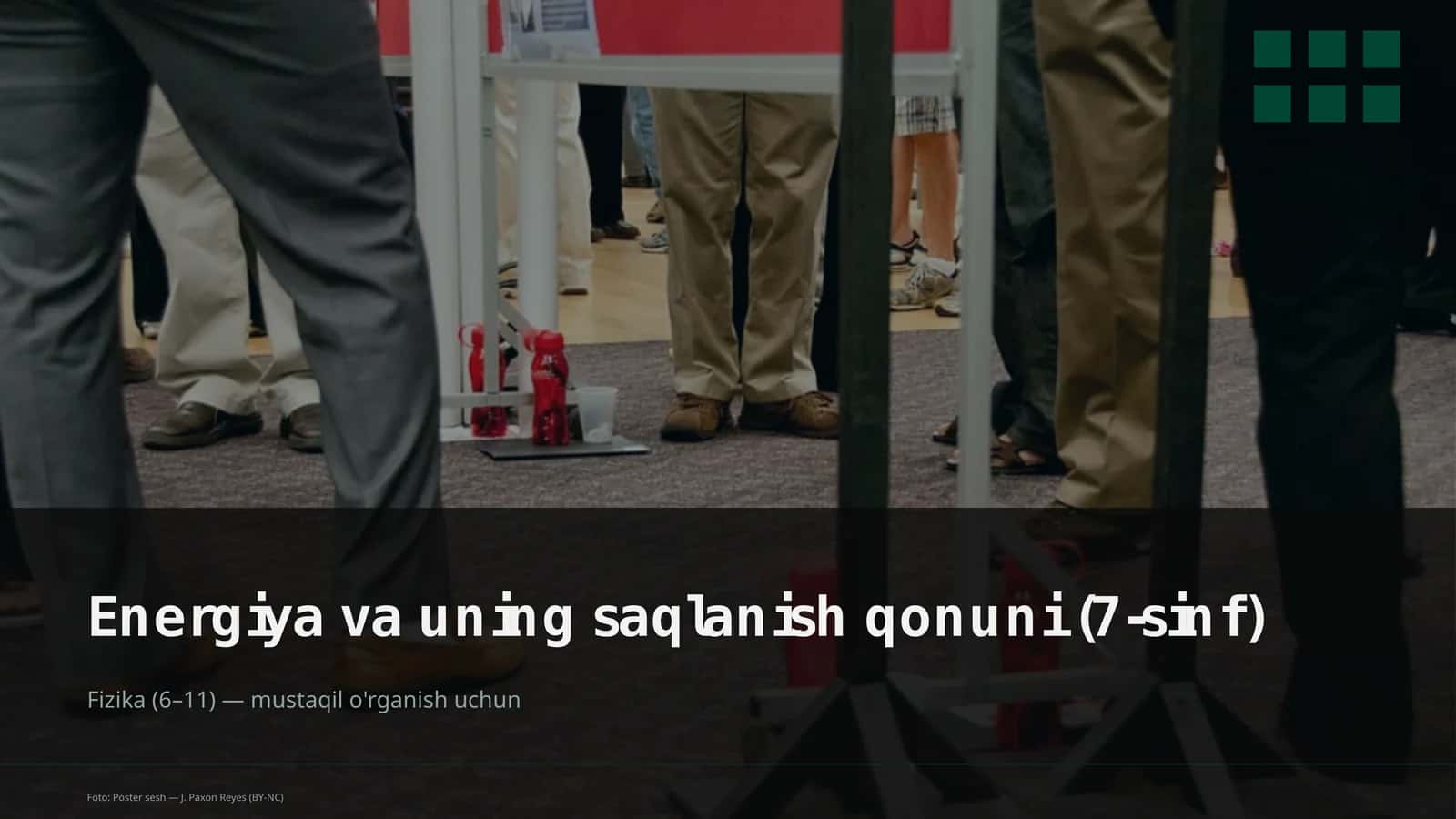 Energiya va uning saqlanish qonuni (7-sinf) 1