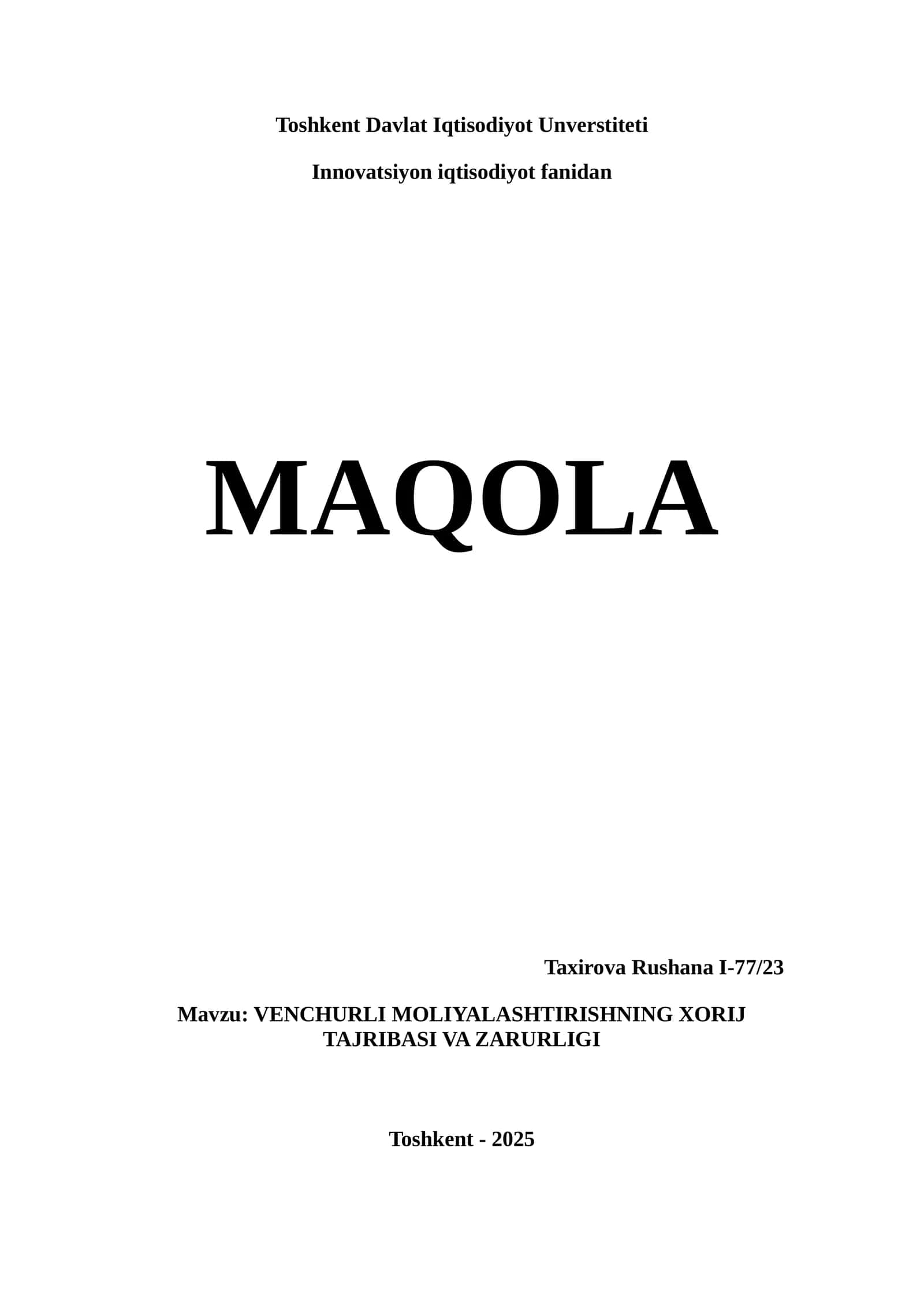 MAQOLA 1