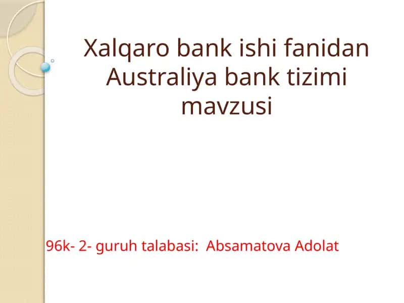 Avstraliya zaxira banki 1