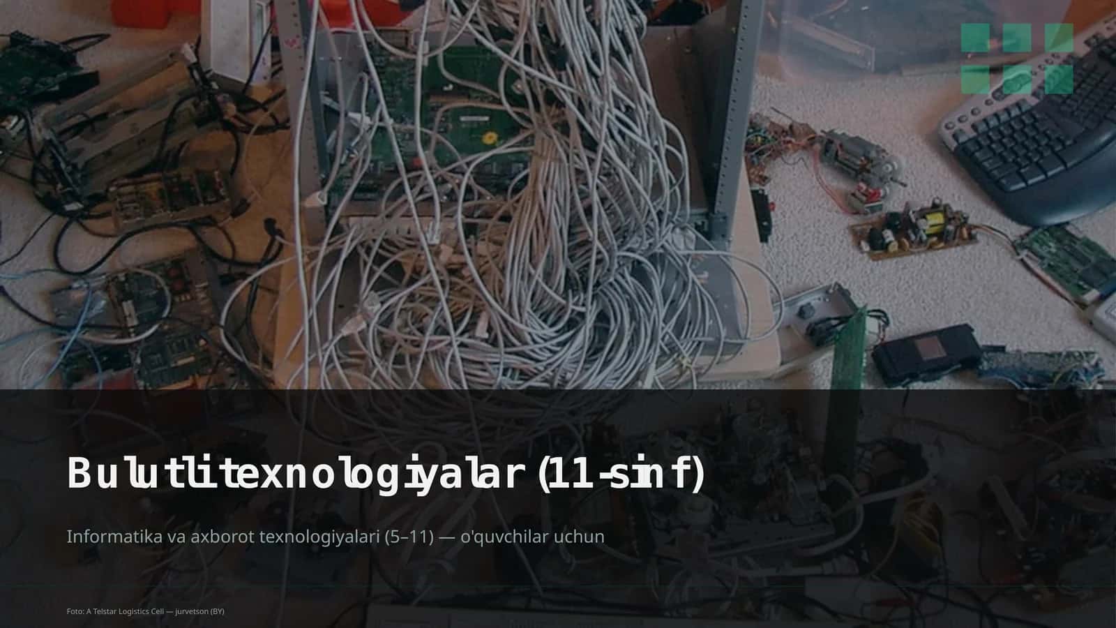 Bulutli texnologiyalar (11-sinf) 1