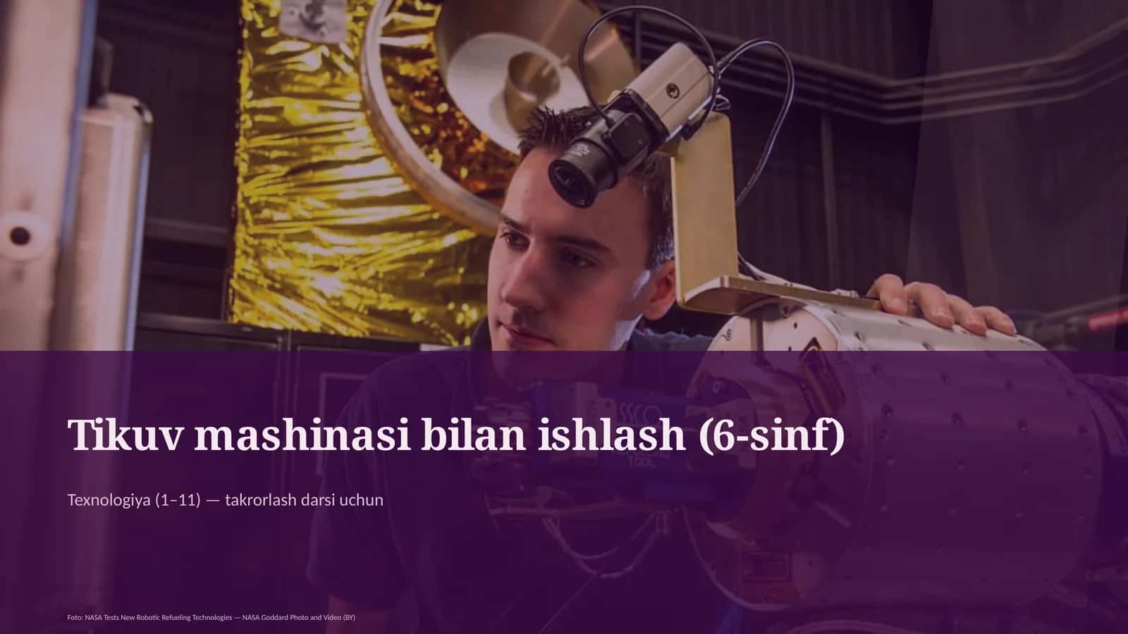 Tikuv mashinasi bilan ishlash (6-sinf) 1