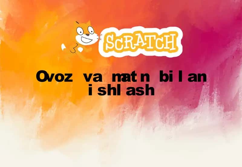 Ovoz va matn bilan ishlash 1