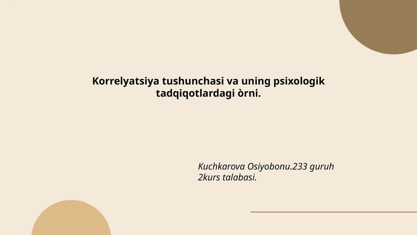 Korrelyatsiya tushunchasi va uning psixologik tadqiqotlardagi òrni 1