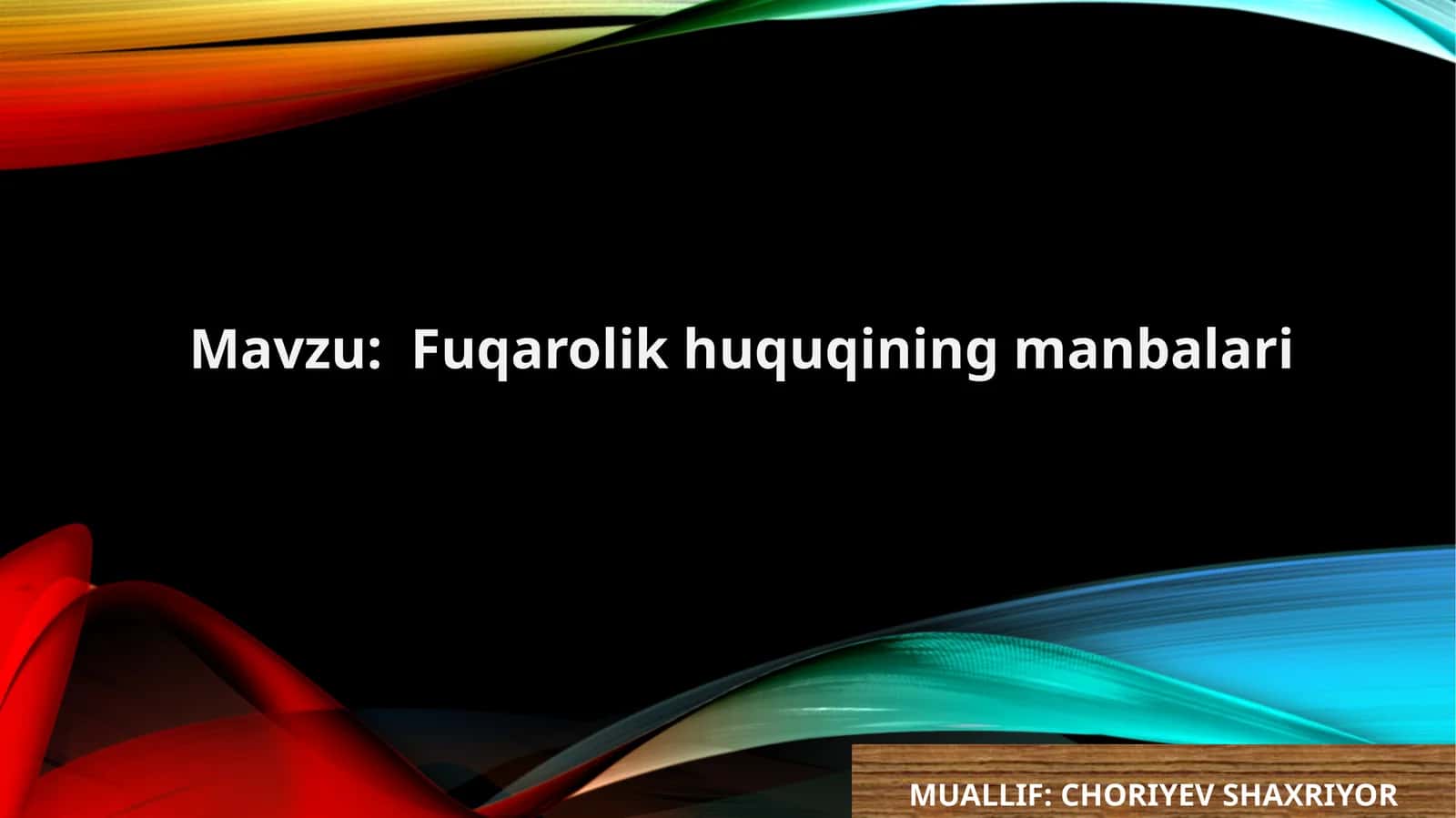 Fuqarolikhuquqiningmanbalari 1