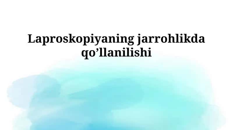 Laparoskopiya 1