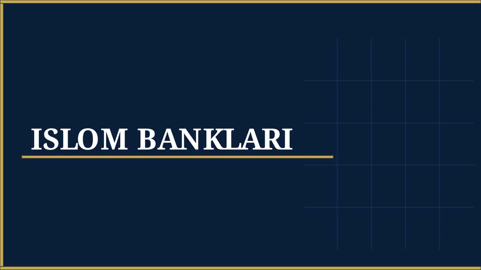 Islom banklari 1