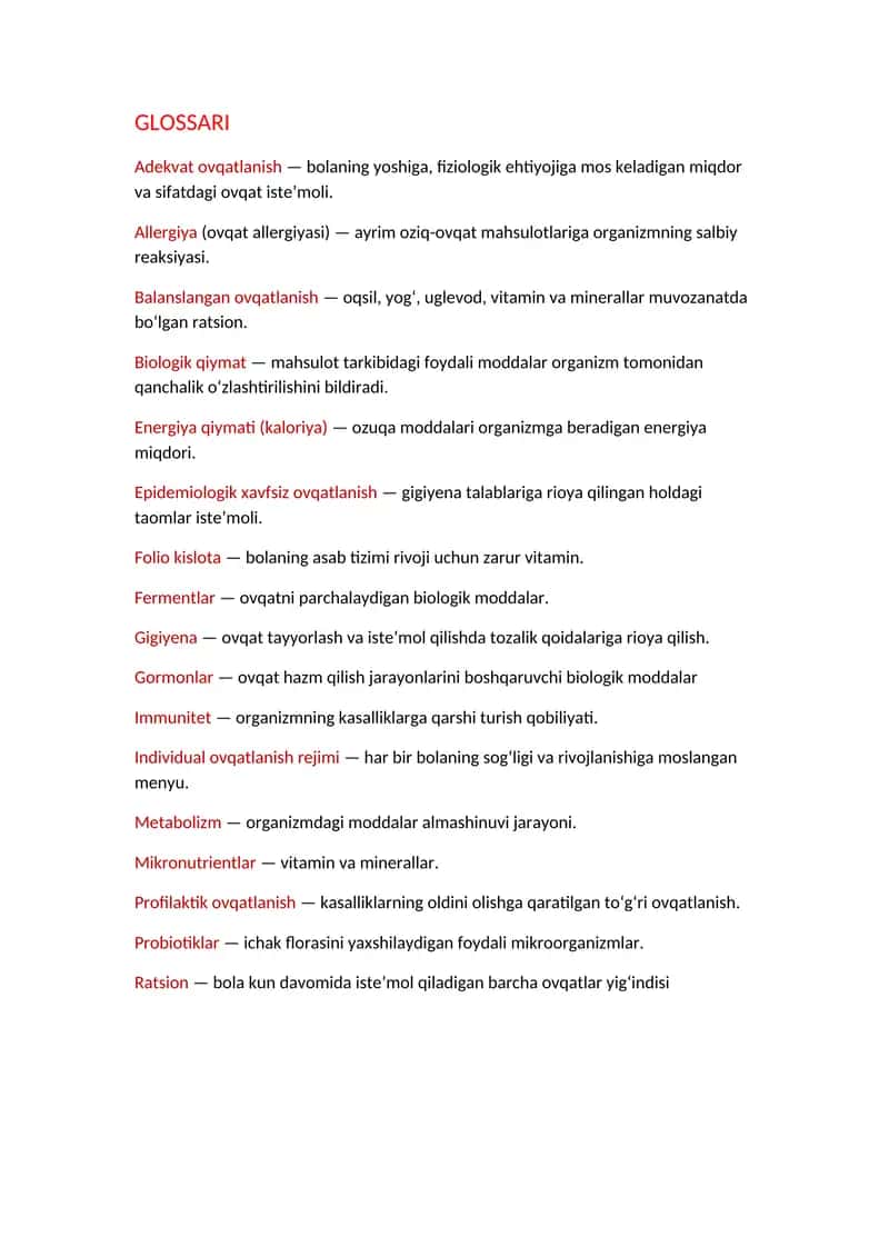 Adekvat ovqatlanish 1