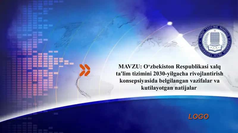 O'zbekiston Respublikasi xalq ta'lim tizimini 2030-yilgacha rivojlantirish konsepsiyasida belgilangan vazifalar va kutilayotgan natijalar 1