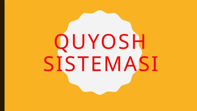 Quyosh sistemasi 1