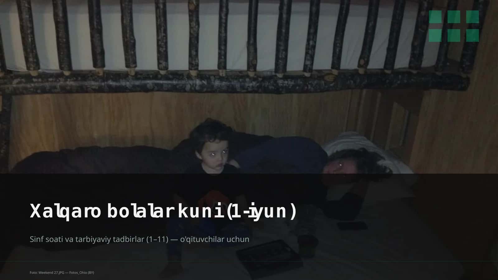 Xalqaro bolalar kuni (1-iyun) 1