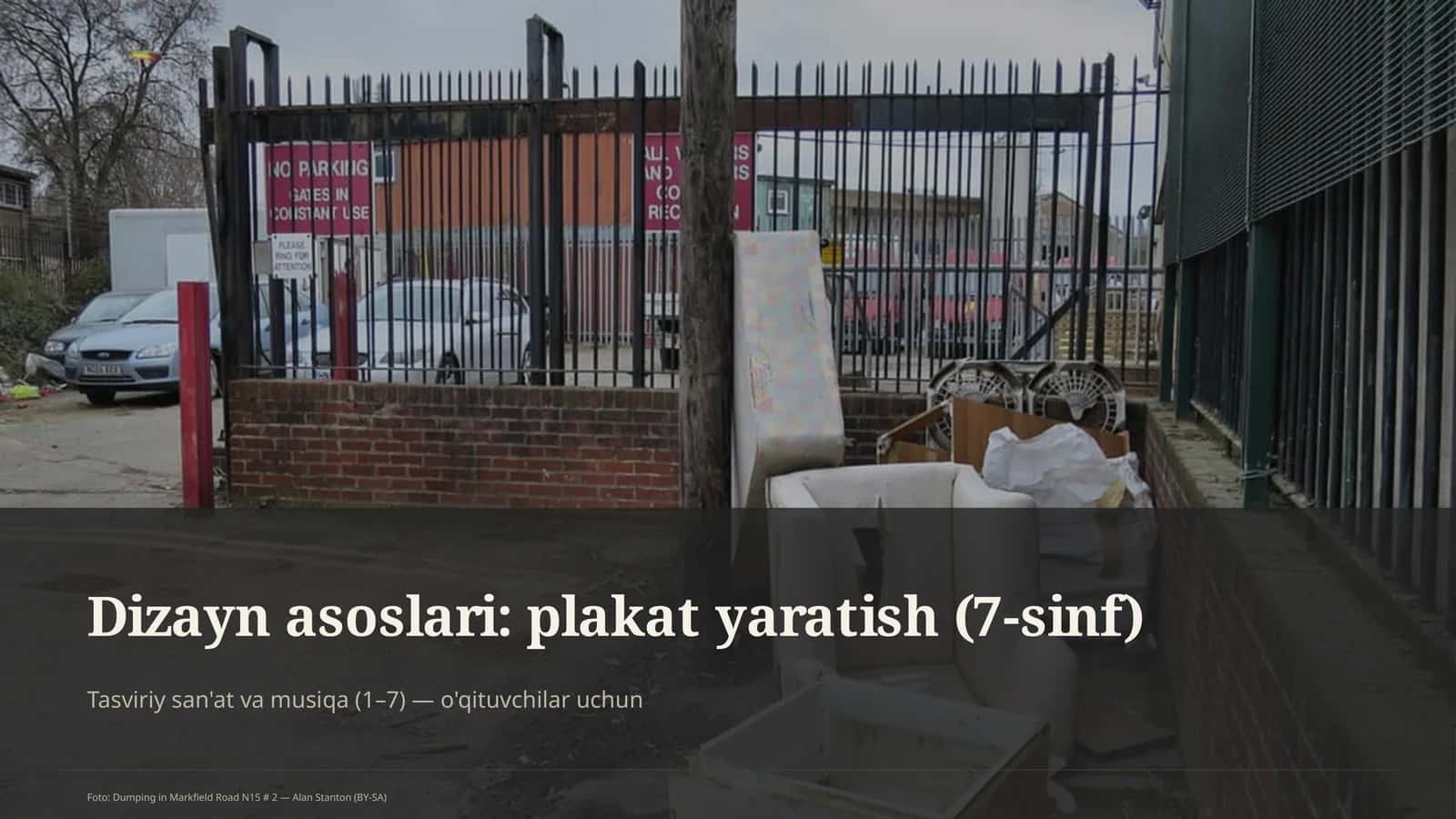 Dizayn asoslari: plakat yaratish (7-sinf) 1