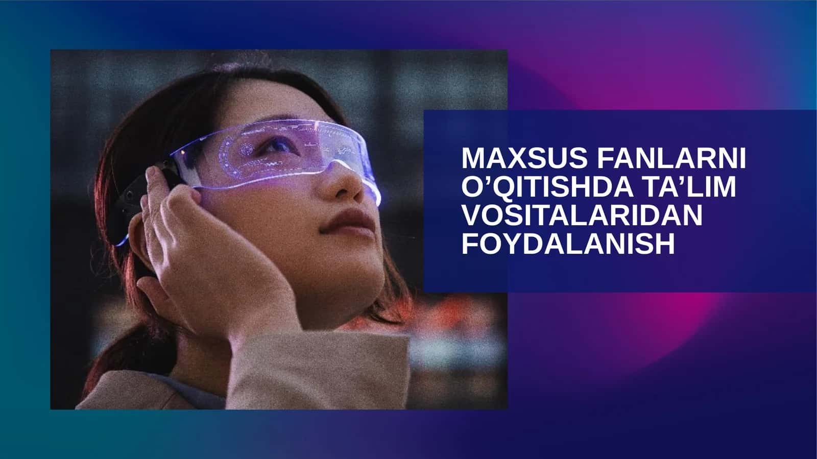Maxsus fanlarni o’qitishda ta’lim vositalaridan foydalanish 1