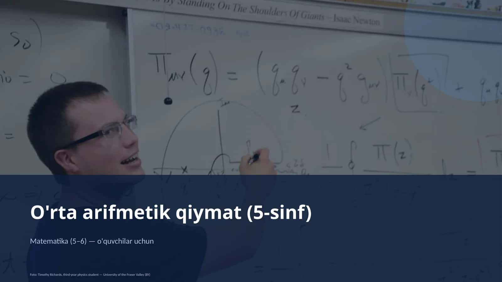 O'rta arifmetik qiymat (5-sinf) 1