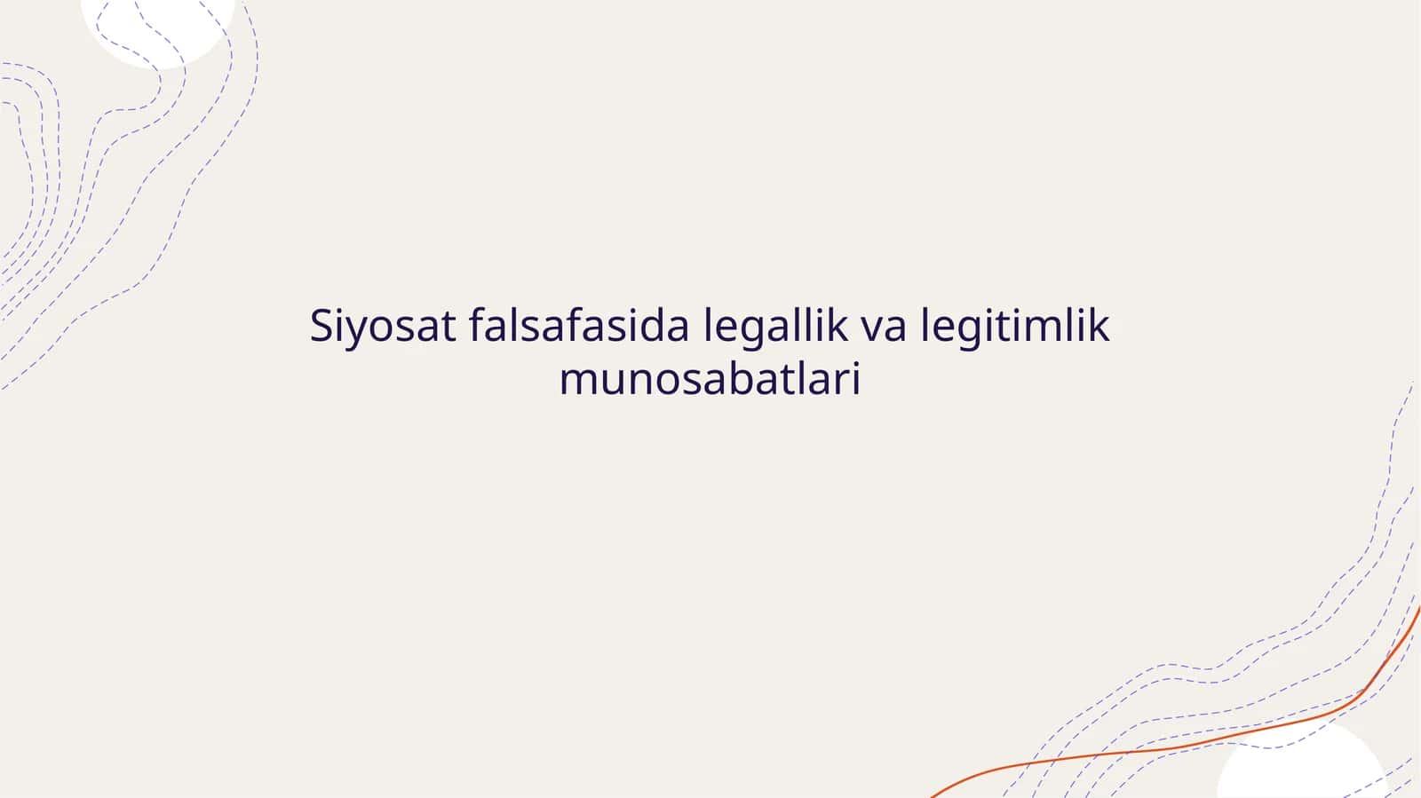 Siyosat falsafasida legallik va legitimlik munosabatlari 1