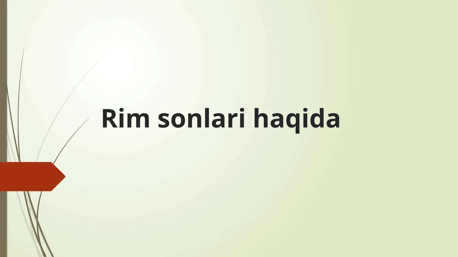Rimraqamlari 1