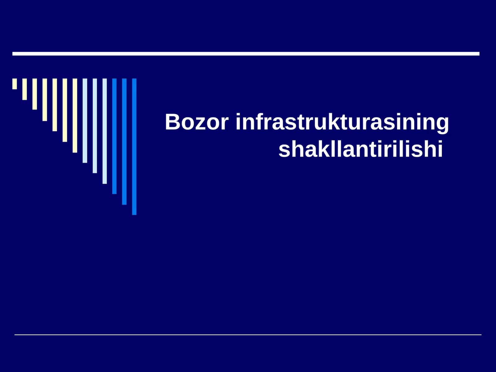 Bozor infrastrukturasi 1