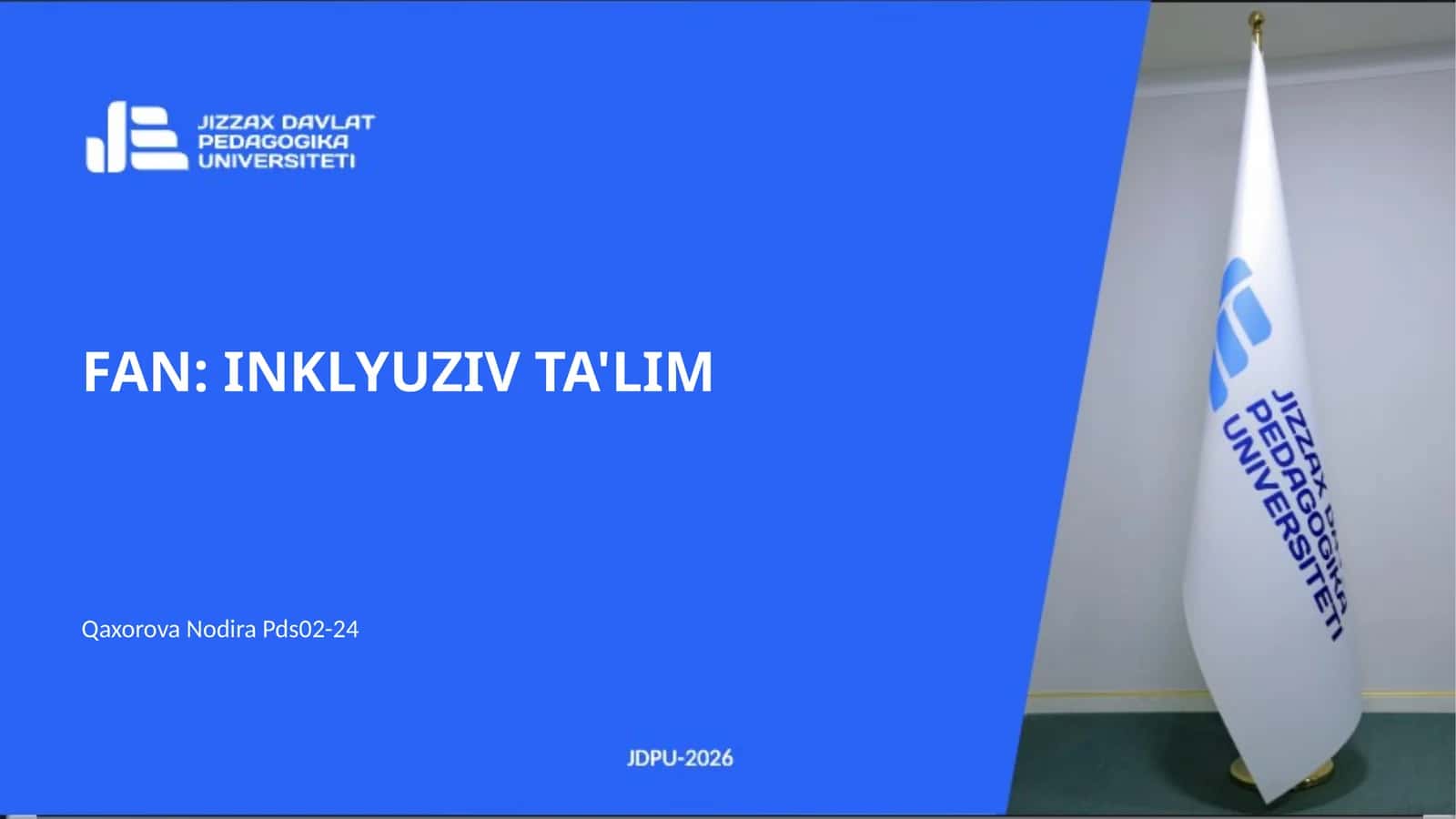 INKLYUZIV TA'LIM 1
