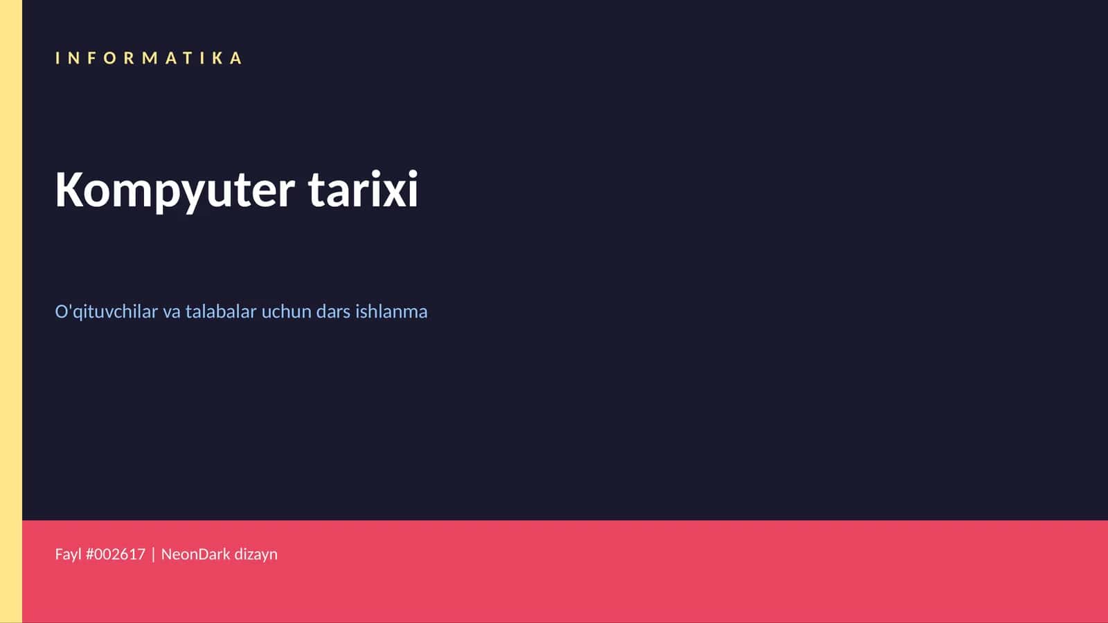 Kompyuter tarixi 1