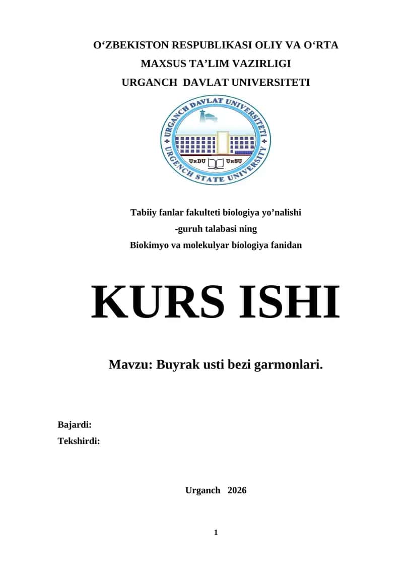 Buyrak usti bezi garmonlari 1