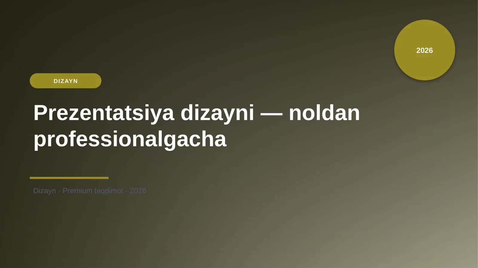 Prezentatsiya dizayni — noldan professionalgacha 1
