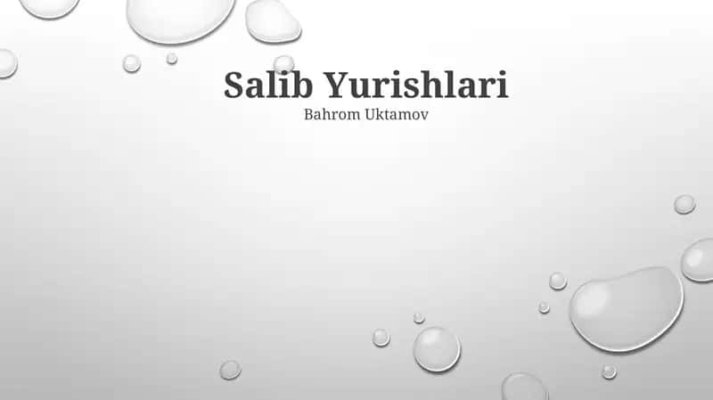 Solib Yurishlari 1