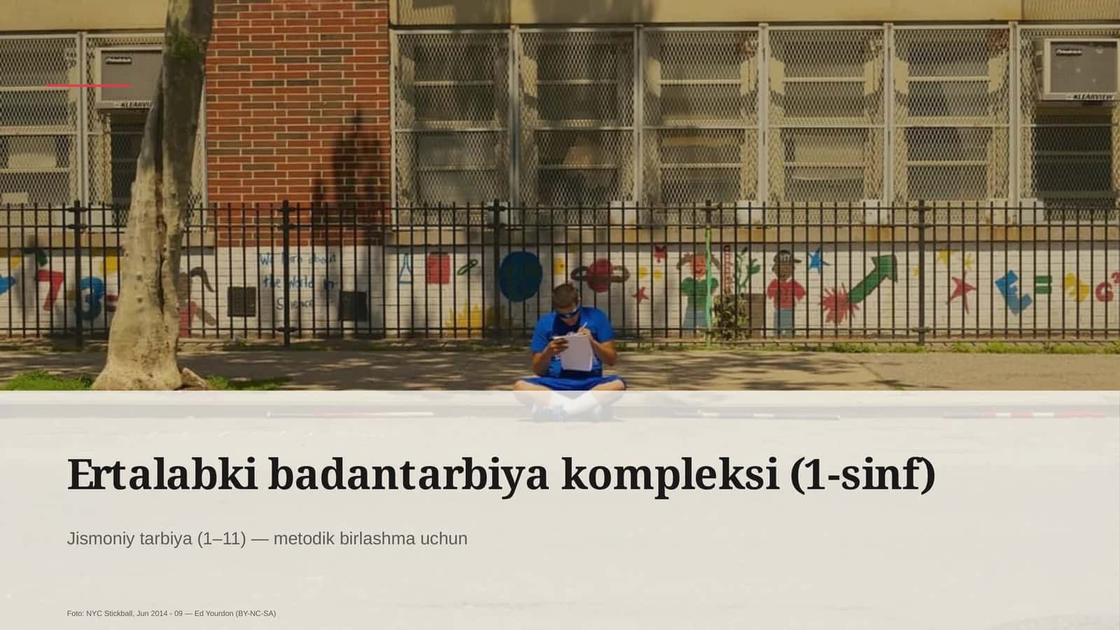 Ertalabki badantarbiya kompleksi (1-sinf) 1