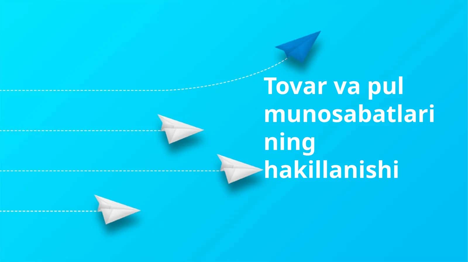 Tovar va pul munosabatlarining hakillanishi 1