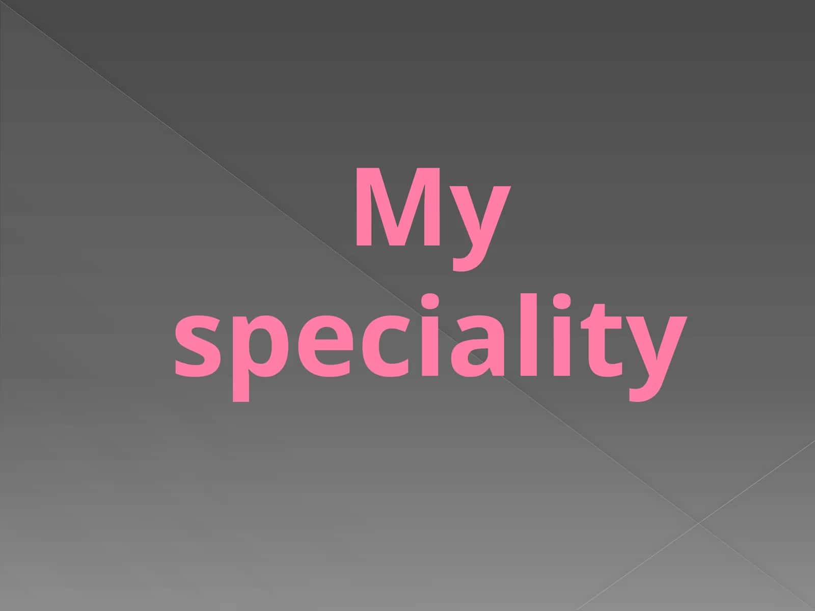 Myspeciality 1