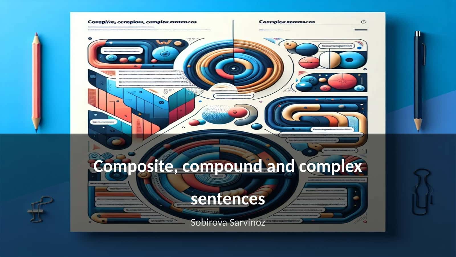 Composite, compound and complex sentences 1