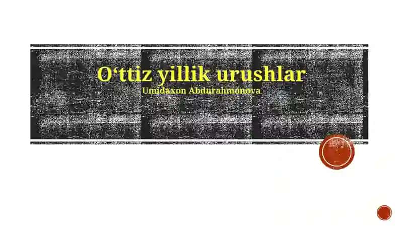 Oʻttiz yillik urushlar