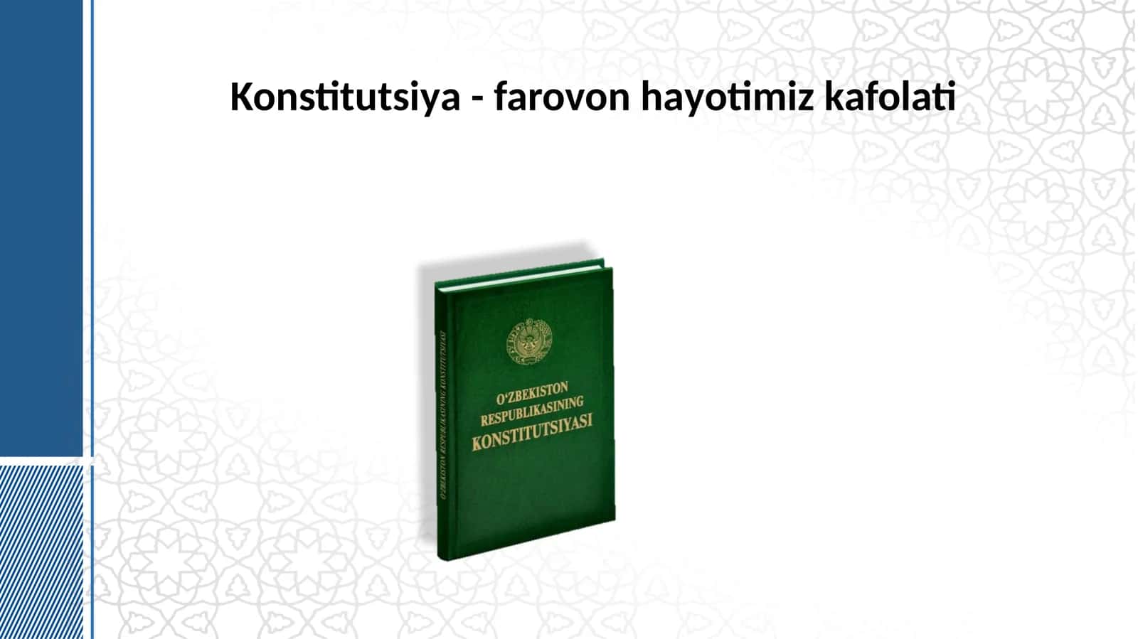 Konstitutsiya -farovonhayotimizkafolati 1