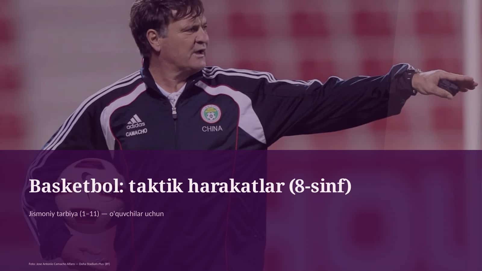 Basketbol: taktik harakatlar (8-sinf) 1