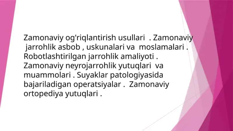 Zamonaviy og'riqlantirish usullari 1