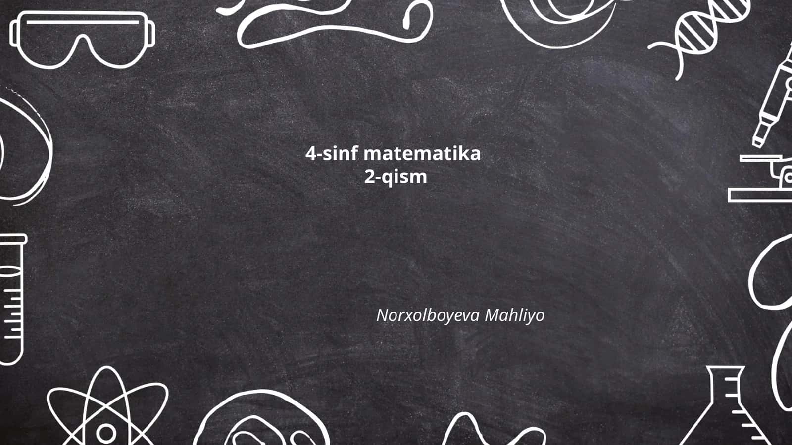 4-sinf matematika 2-qism 1