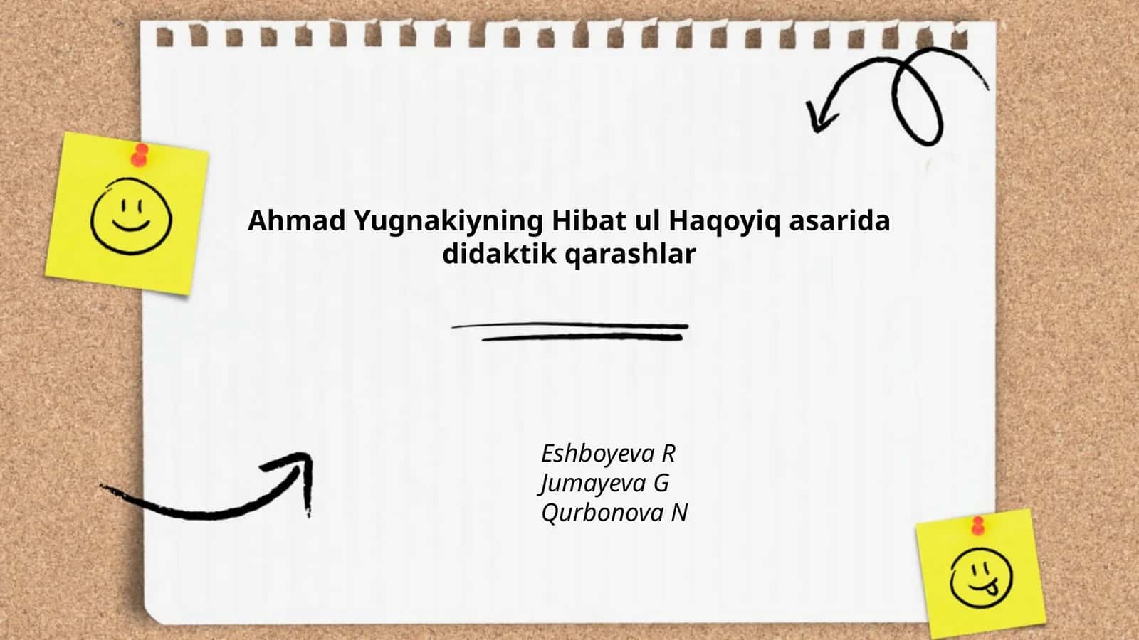 Ahmad Yugnakiyning Hibat ul Haqoyiq asarida didaktik qarashlar 1