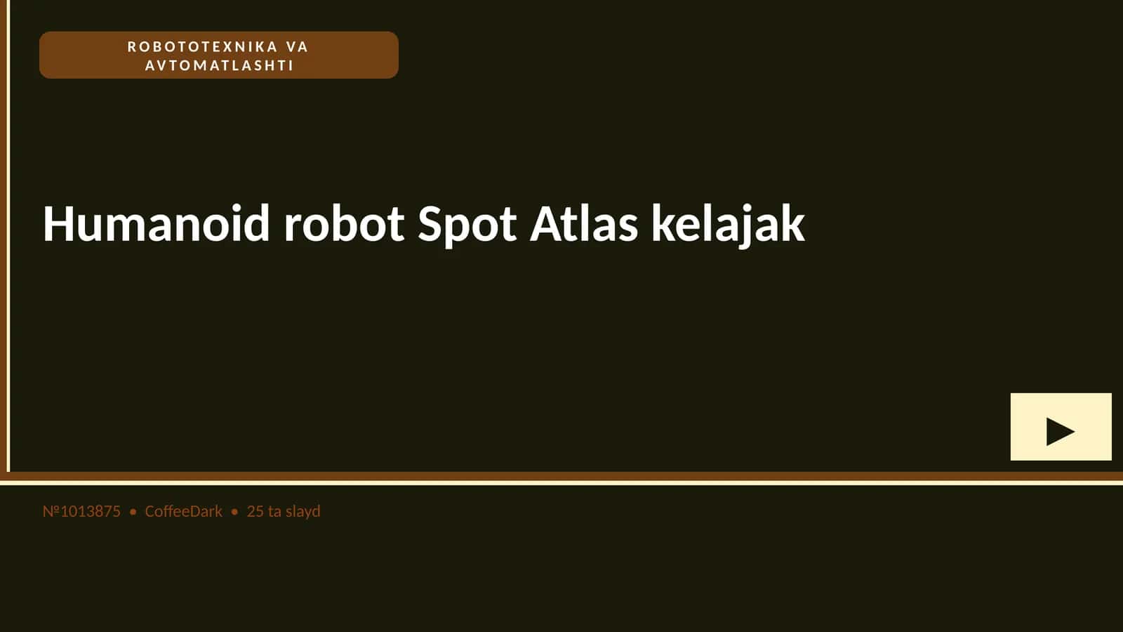 ROBOTOTEXNIKA VA AVTOMATLASHTI 1