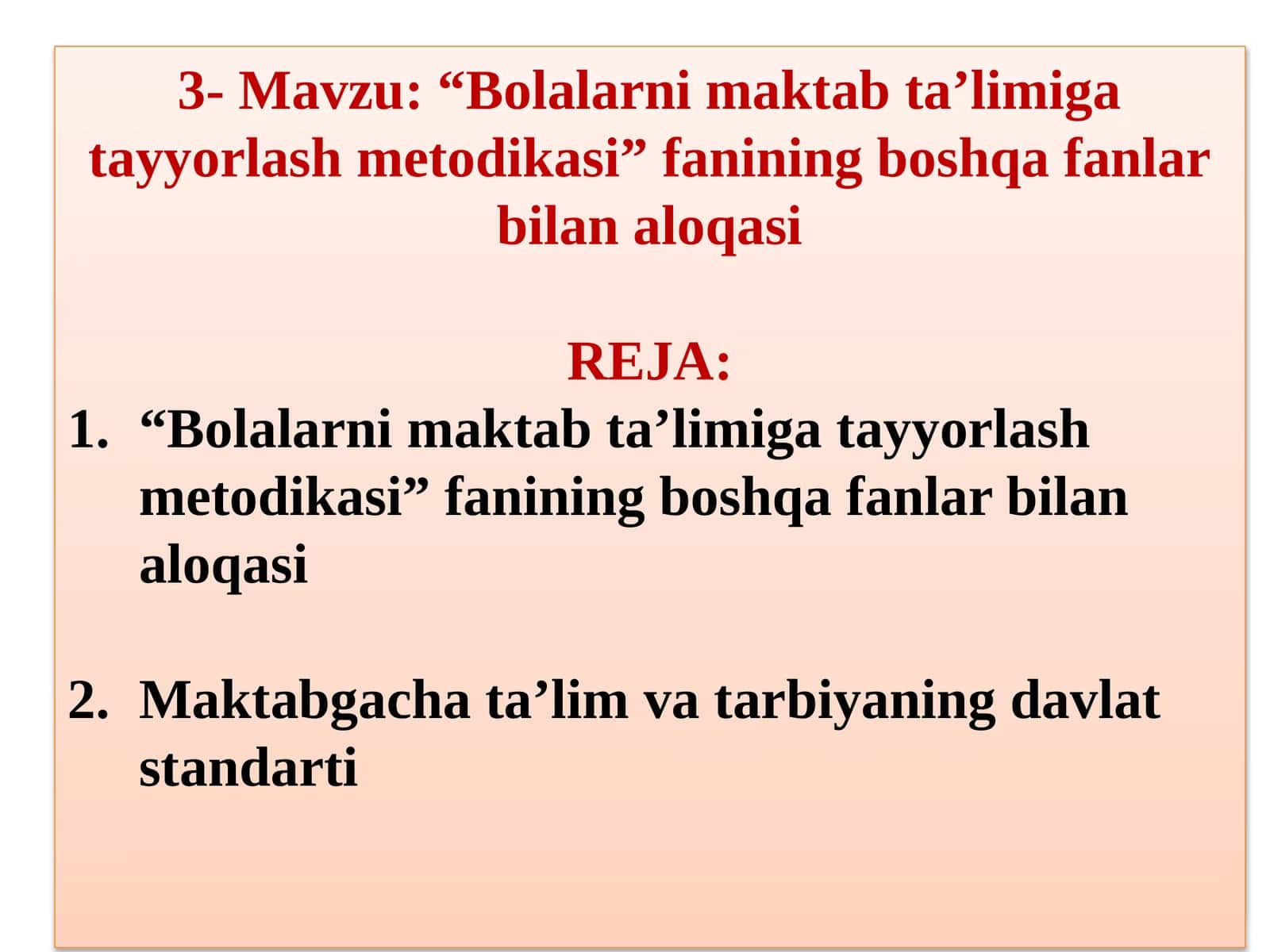 Bolalarni maktabga tayyorlash metodikasi 1