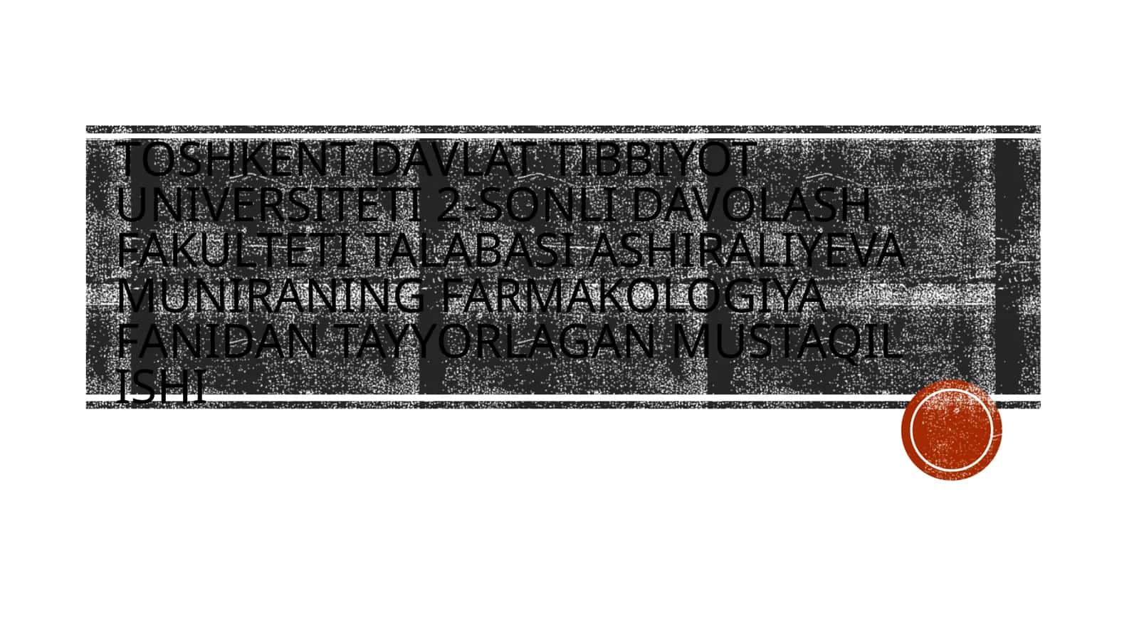 Kontrasepsiya vositalari. Probiotik va prebiotiklar 1