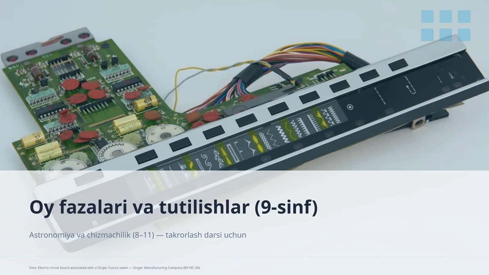 Oy fazalari va tutilishlar (9-sinf) 1