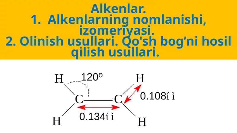 Alkenlar. 1
