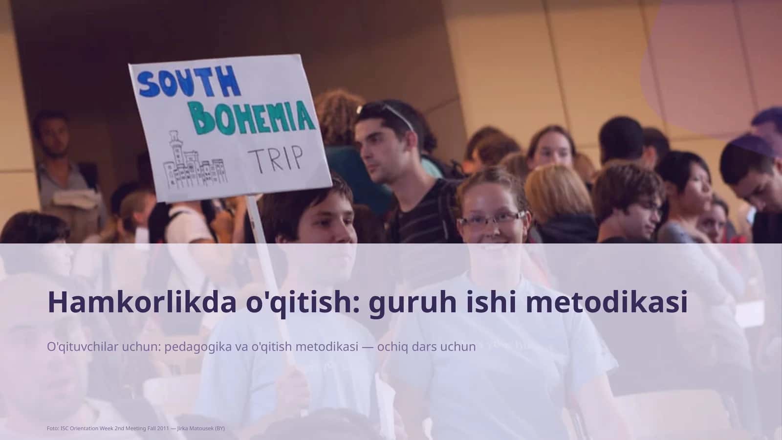 Hamkorlikda o'qitish: guruh ishi metodikasi 1