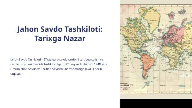 Jahon Savdo Tashkiloti 1