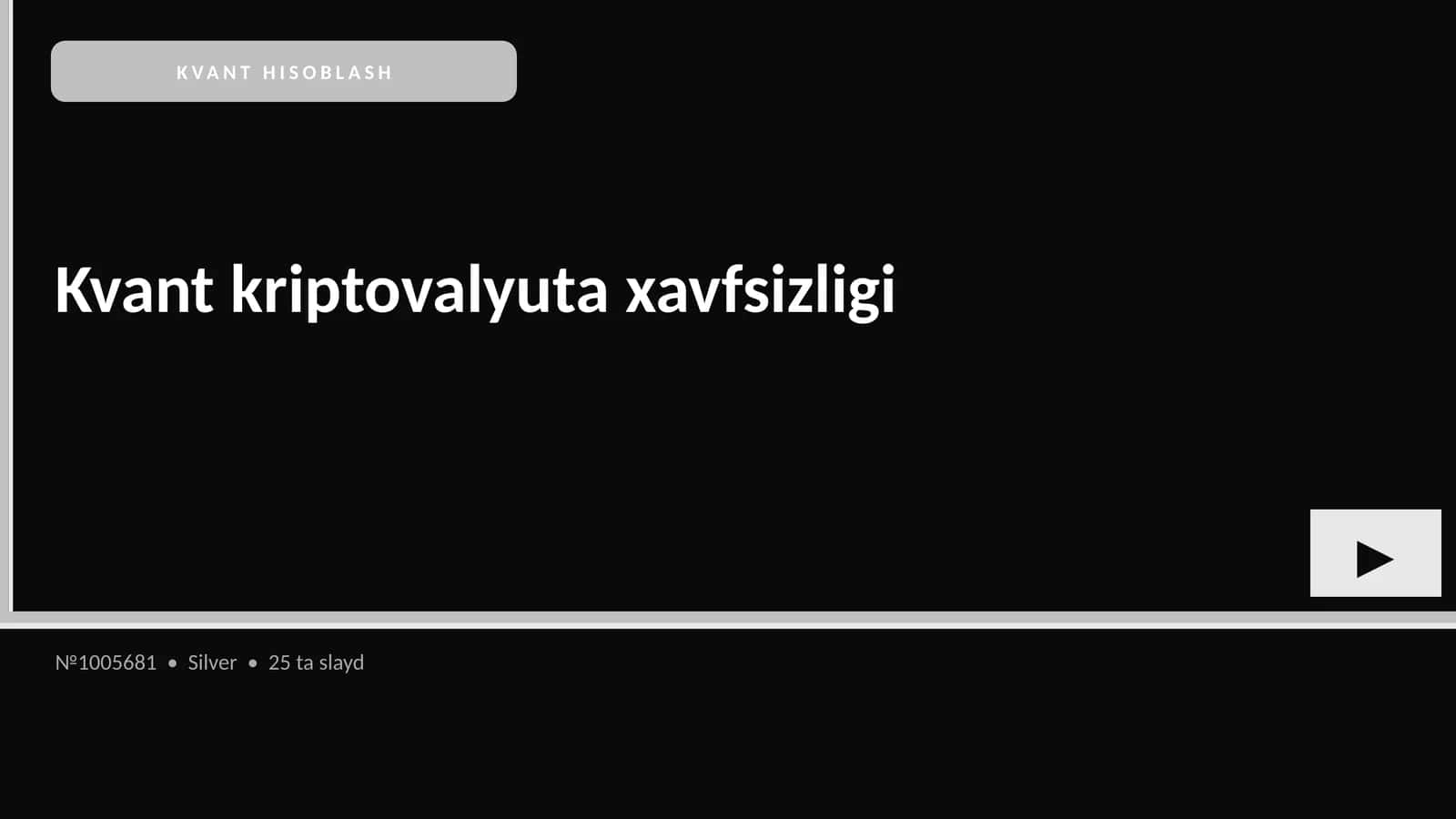 Kvant kriptovalyuta xavfsizligi 1