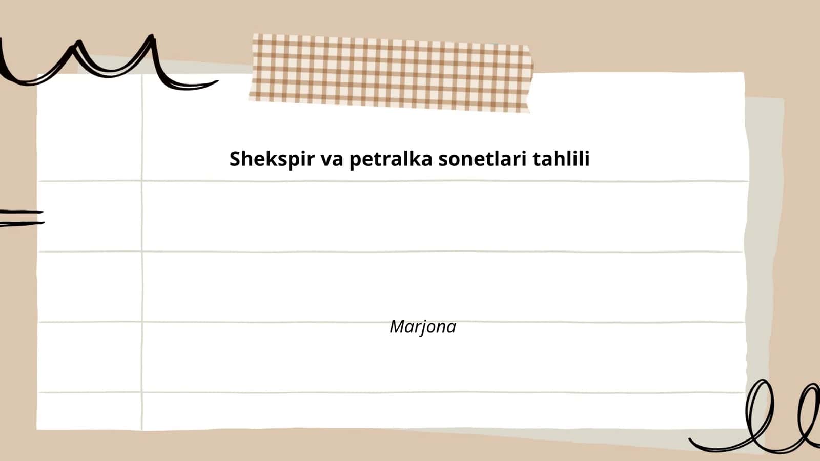 Shekspir va petralka sonetlari tahlili 1
